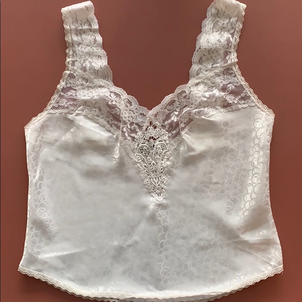 VINTAGE CHRISTIAN DIOR LACE CAMI